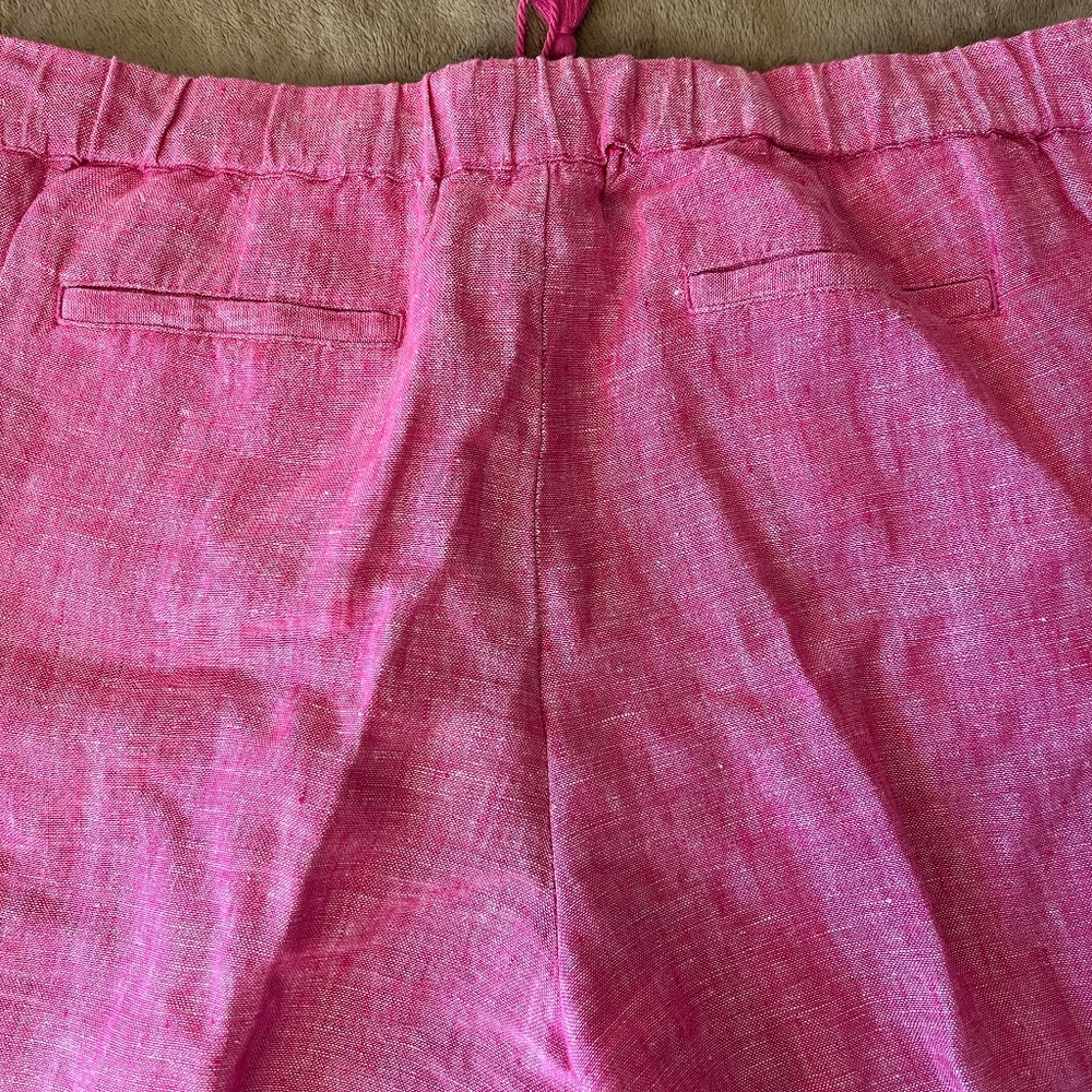 Talbots Linen Tassel Drawstring Pants With Pocket… - image 6